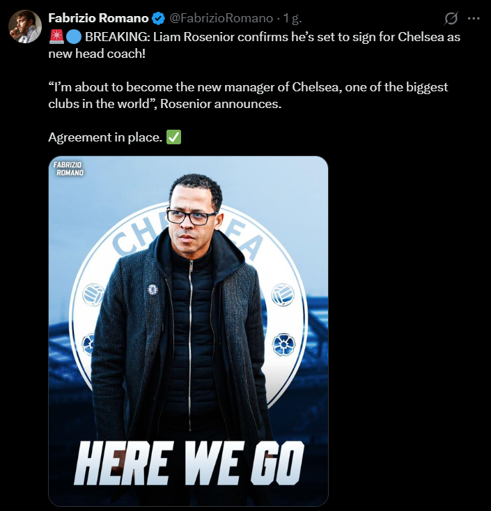 HERE WE GO! Chelsea ma NOWEGO TRENERA!